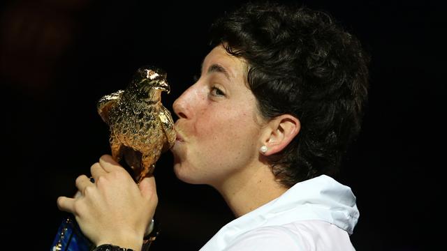 WTA Doha: Jelena Ostapenko-Carla Suárez: La experiencia vale un título (6-1, 4-6 y 4-6)