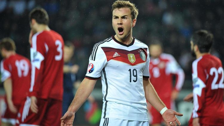Mario Gotze Spielt Mit Der Deutschen Nationalmannschaft In Munchen