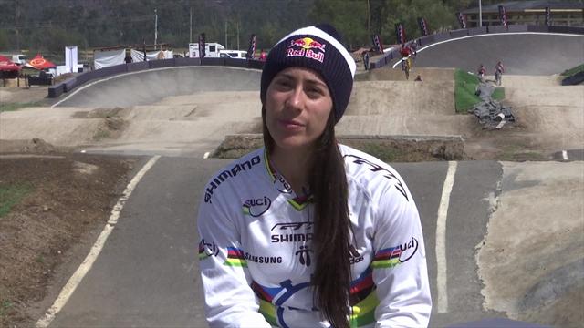 Colombia’s Olympic BMX champion Mariana Pajon gears up to defend title Colombia’s Olympic BMX champion Mariana Pajon gears up to defend title