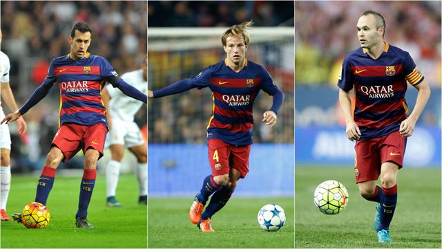 Busquets-Rakitic-Iniesta, l'autre trio indispensable au Barça