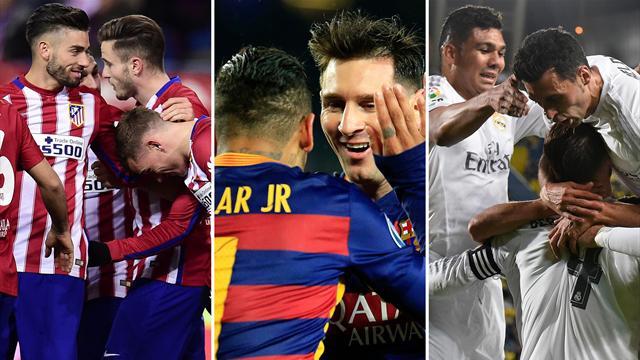 Heißer Dreikampf: Das spricht für Barca, Atlético und Real