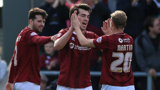 League Two round-up: Northampton edge out Newport to pull clear at the top