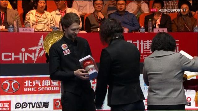 Judd Trump collects China Open trophy Judd Trump collects China Open trophy