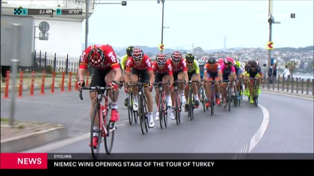 Türkei-Rundfahrt: Przemyslav Niemiec gewinnt 1. Etappe Türkei-Rundfahrt: Przemyslav Niemiec gewinnt 1. Etappe