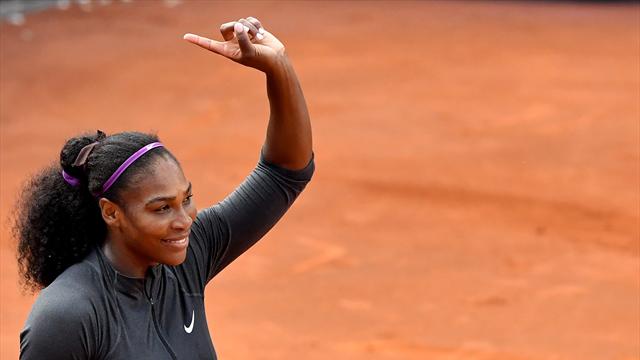 Serena sezonu Roma'da açtı