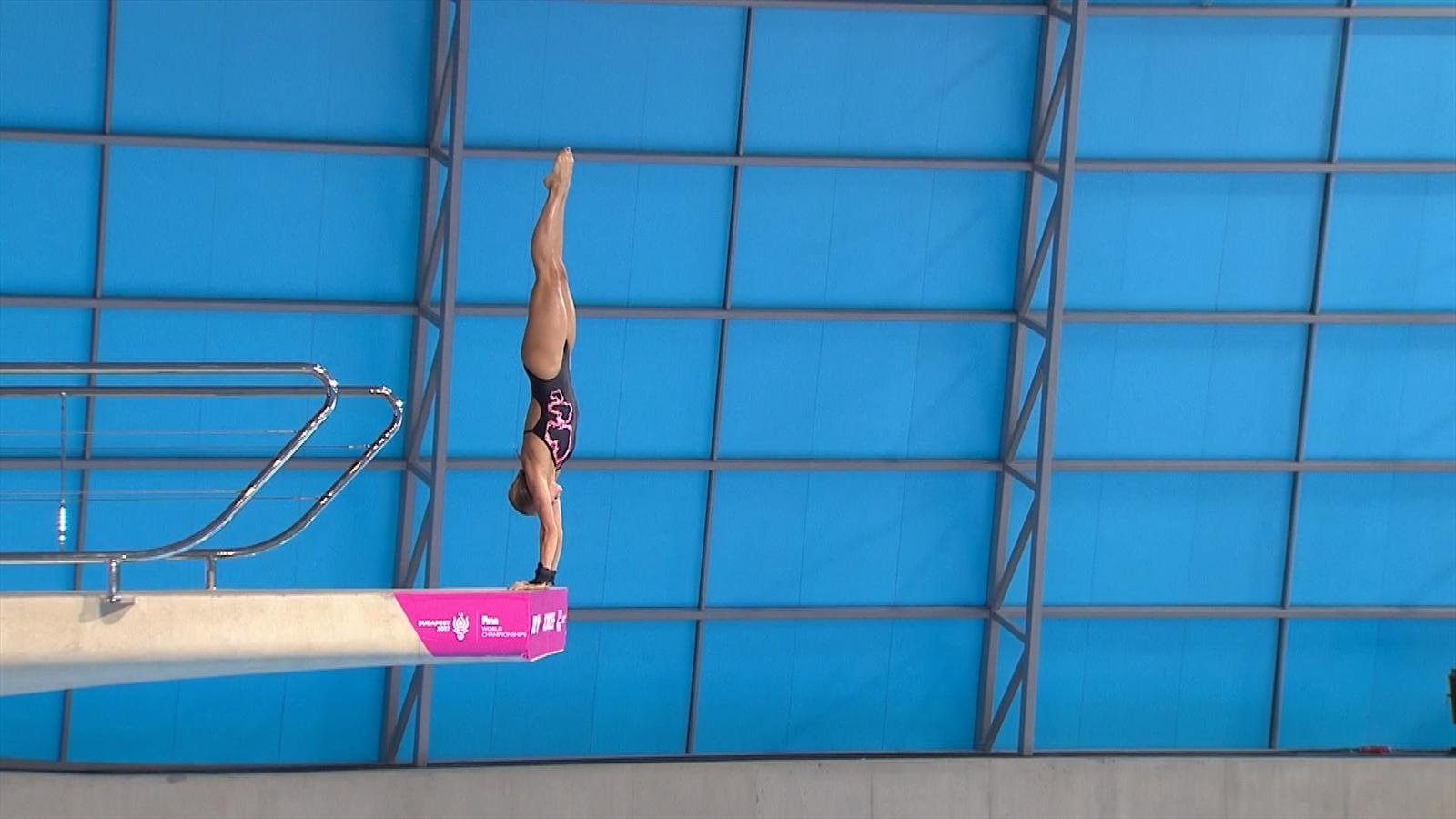 VIDEO Tonia Couch gets 9s across the board for stunning dive Video