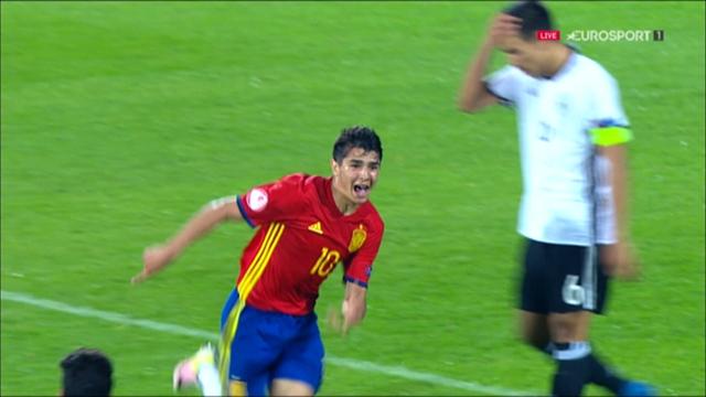 Diaz strike sends Spain into final Diaz strike sends Spain into final