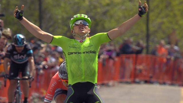 Skujins wins stage five of Tour of California after breakaway Skujins wins stage five of Tour of California after breakaway