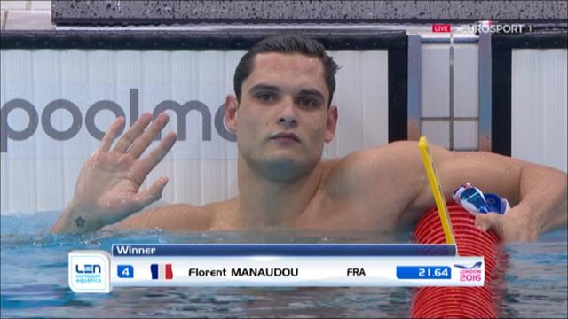 Manaudou shines in 50m freestyle semi-final Manaudou shines in 50m freestyle semi-final