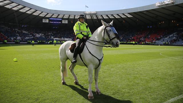 Rangers claim players were 'assaulted' after late Hibs win sparks mass pitch invasion