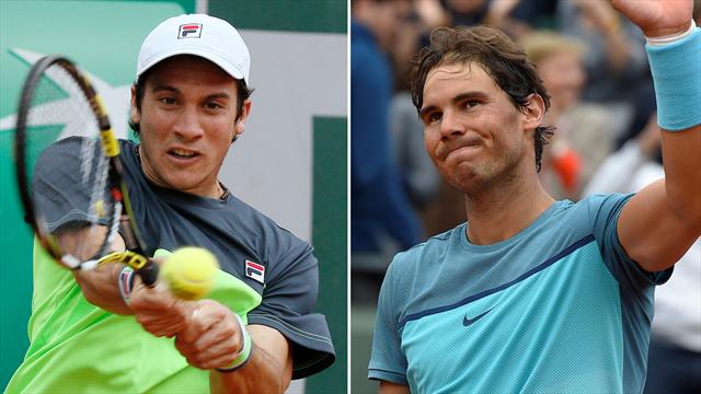 Roland Garros 2016, Rafa Nadal-Facundo Bagnis: Otro pelotero y otro hincha de River