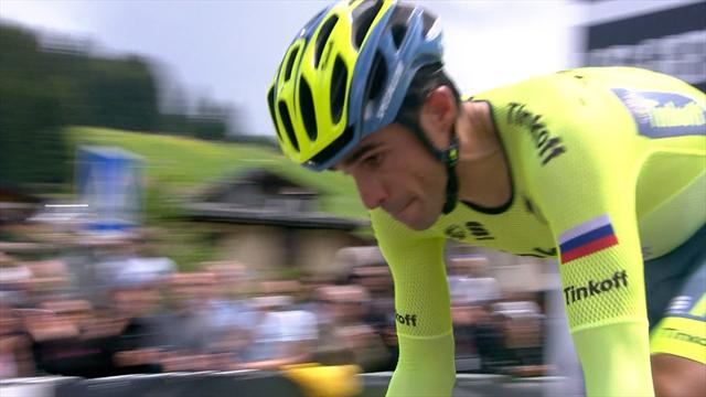 Alberto Contador victorious over Chris Froome in Criterium prologue Alberto Contador victorious over Chris Froome in Criterium prologue