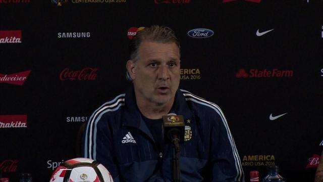 Martino previews Venezuela match, with Messi set to start Martino previews Venezuela match, with Messi set to start