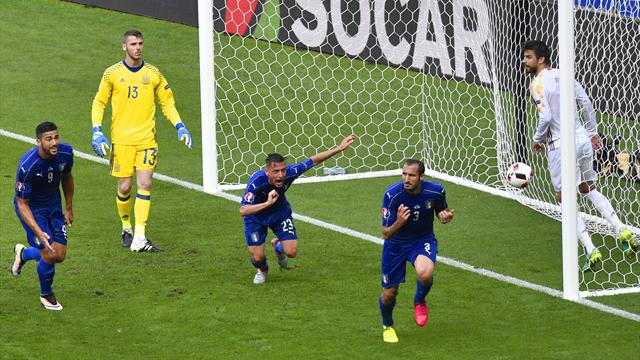 L'Italie donne une leçon et met fin au règne espagnol