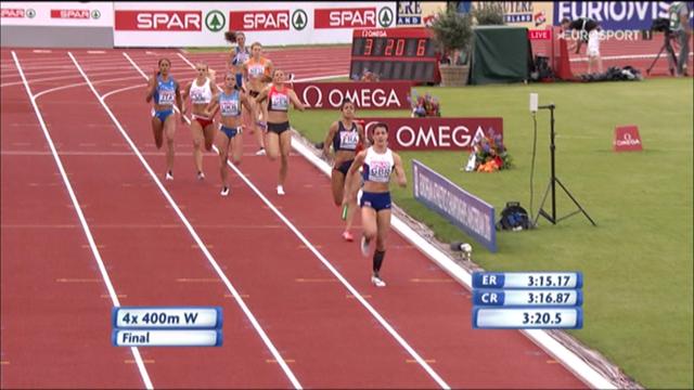 Straordinaria Grenot: Italia bronzo nella 4x400 donne Straordinaria Grenot: Italia bronzo nella 4x400 donne