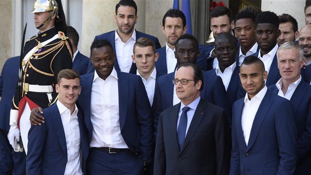 À l'Elysée, les Bleus faisaient grise mine