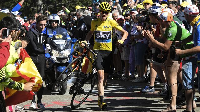 Froome a cru tout perdre dans le Ventoux... avant d'être reclassé