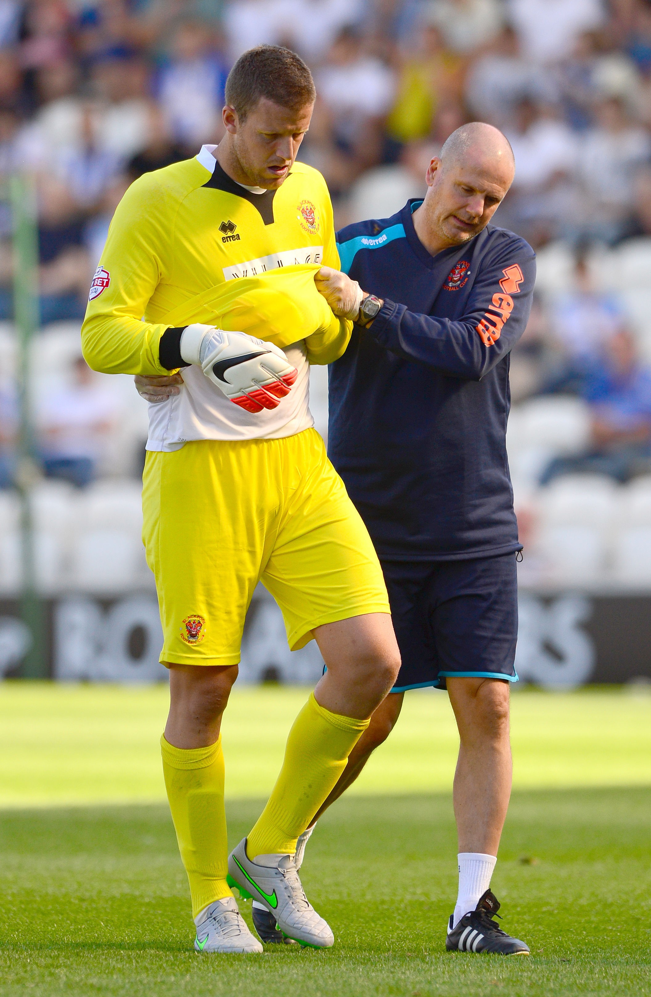 Il portiere irlandese Colin Doyle, passato dal Blackpool al Bradford City per 1 sterlina (LaPresse)