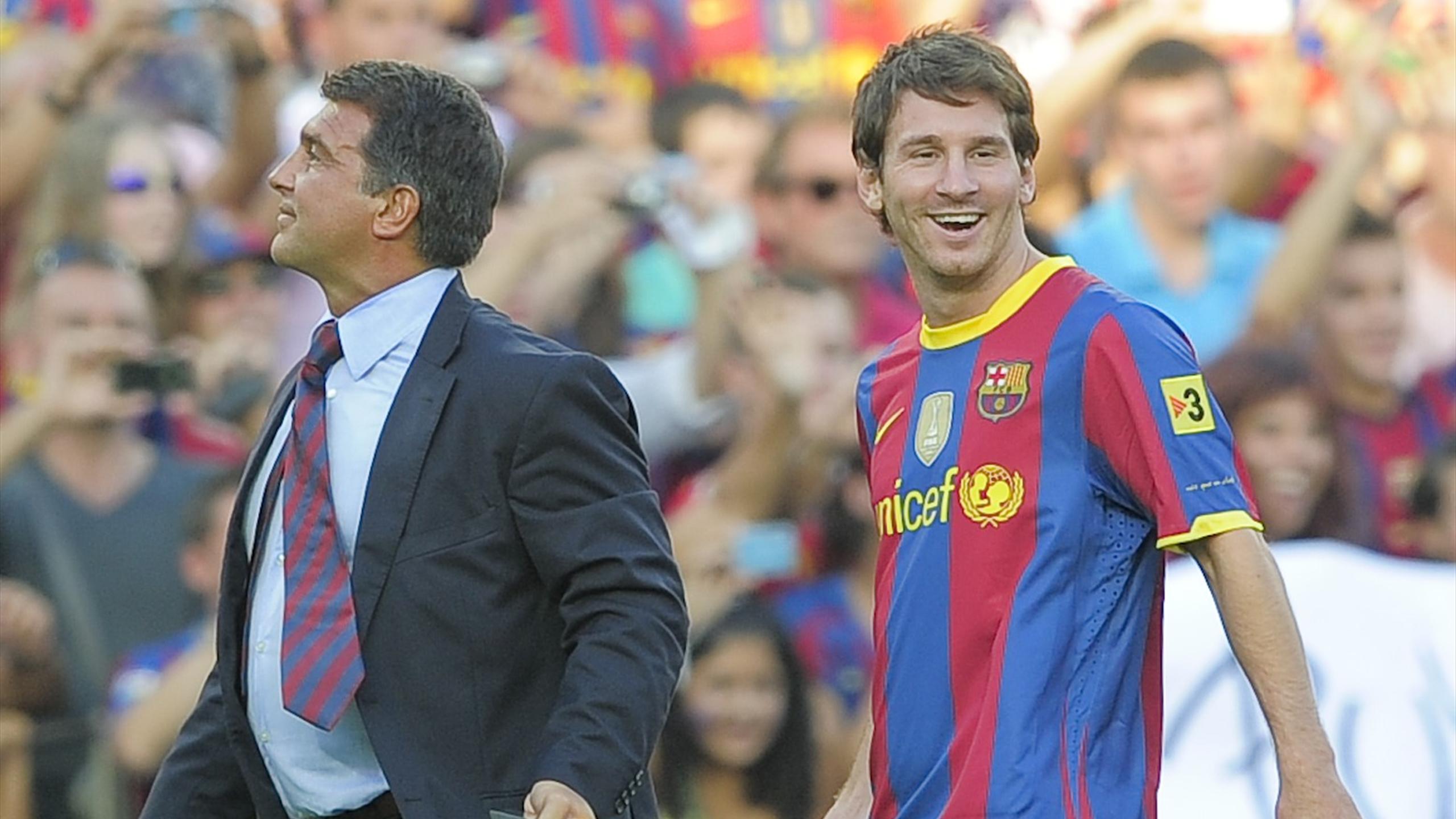 Joan Laporta shared his thoughts on the plans of Barcelona striker Lionel Messi.