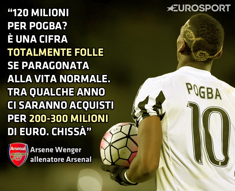 Arsene Wenger - Pogba - 120 milioni