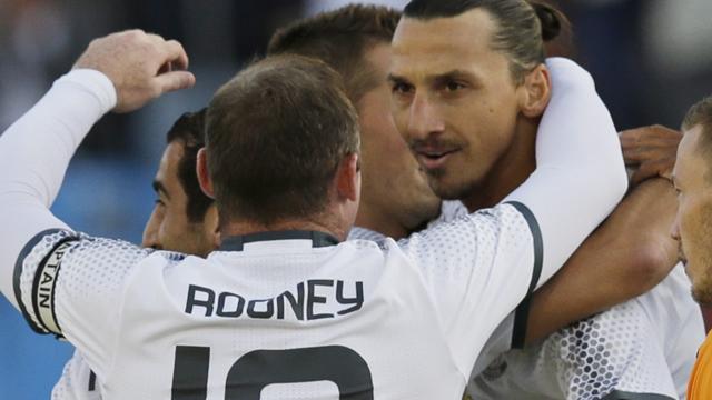 Ibrahimovic starts up front, Rooney in midfield as United take on Leicester in Community Shield