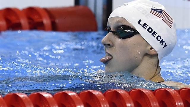 Ledecky a marché sur l'eau, Balmy a terminé très loin de la médaille