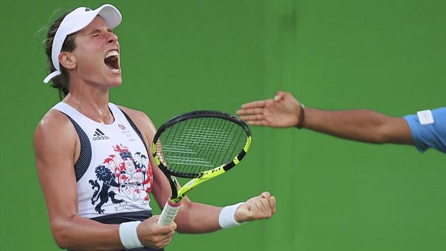 Konta battles past Kuznetsova in three-hour epic; Murray also progresses in Rio