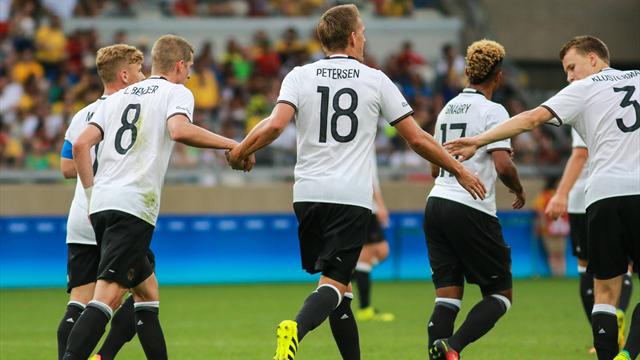 L'Allemagne passe 10 buts aux Fidji, le Mexique et l'Argentine éliminés des Jeux