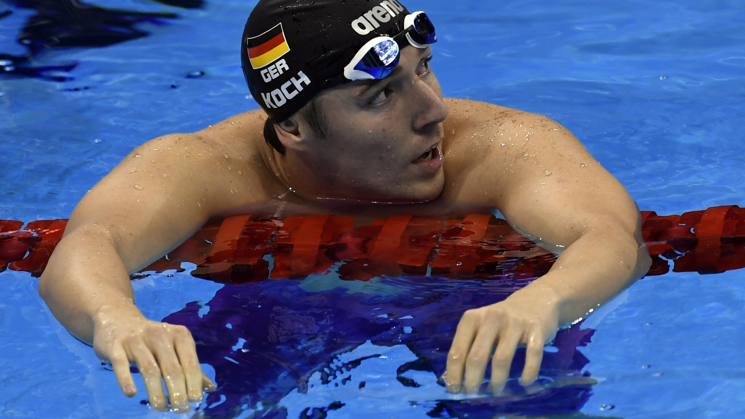 Nuoto record del mondo di Marco Koch nei 200 rana in vasca corta