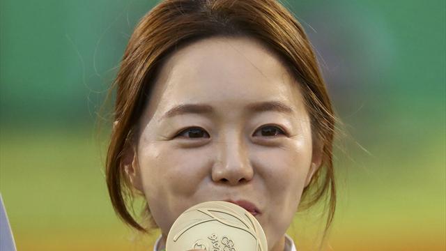 Chang claims women's individual gold for South Korea