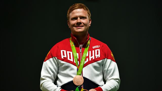 Григорьян завоевал бронзовую медаль в стрельбе из винтовки на 50 метров лежа