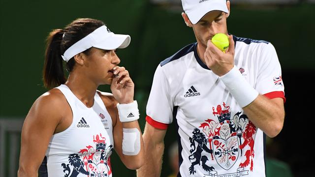 Murray and Watson crash out in last eight of mixed doubles