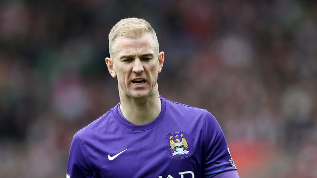 Joe Hart, pictured, played under Mark Hughes at Manchester City