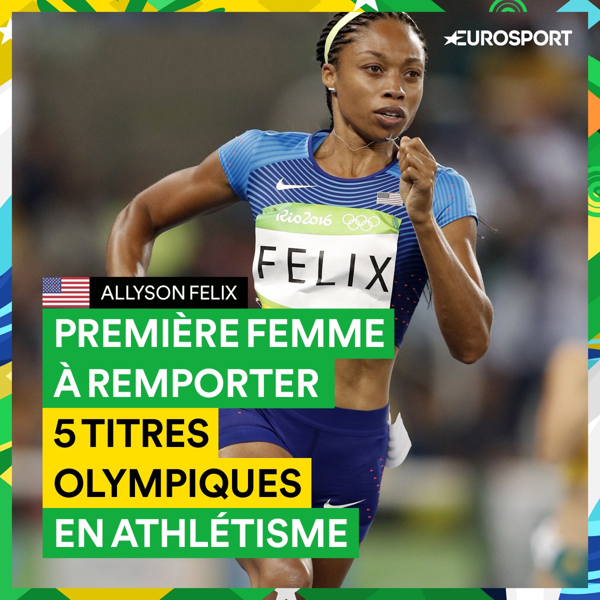 Allyson Felix, 5 titres olympiques