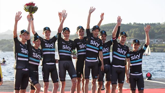 È subito Froome contro Quintana: La Sky vince la cronosquadre per 4 decimi