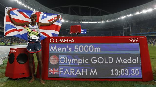 Après le "triple-triplé" de Bolt, voici le "double-doublé" de Farah