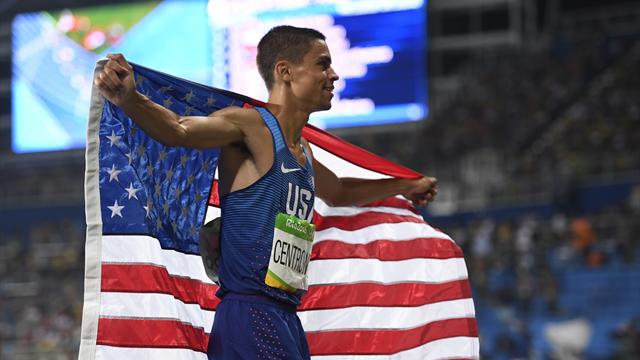 Matt Centrowitz wins 1500m after final lap tear-up