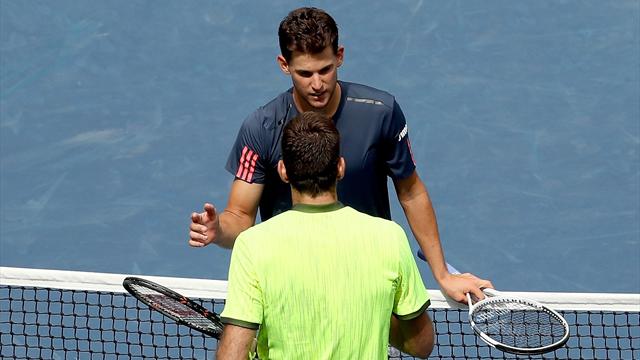 Thiem défaillant, c'est Del Potro qui en profite