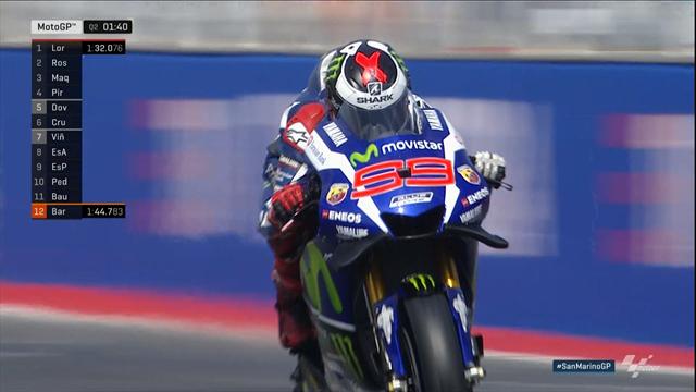 Lorenzo a sorti le grand jeu : son tour pour la pole Lorenzo a sorti le grand jeu : son tour pour la pole