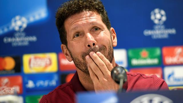 Why did Simeone agree a two-year contract reduction at Atletico Madrid?
