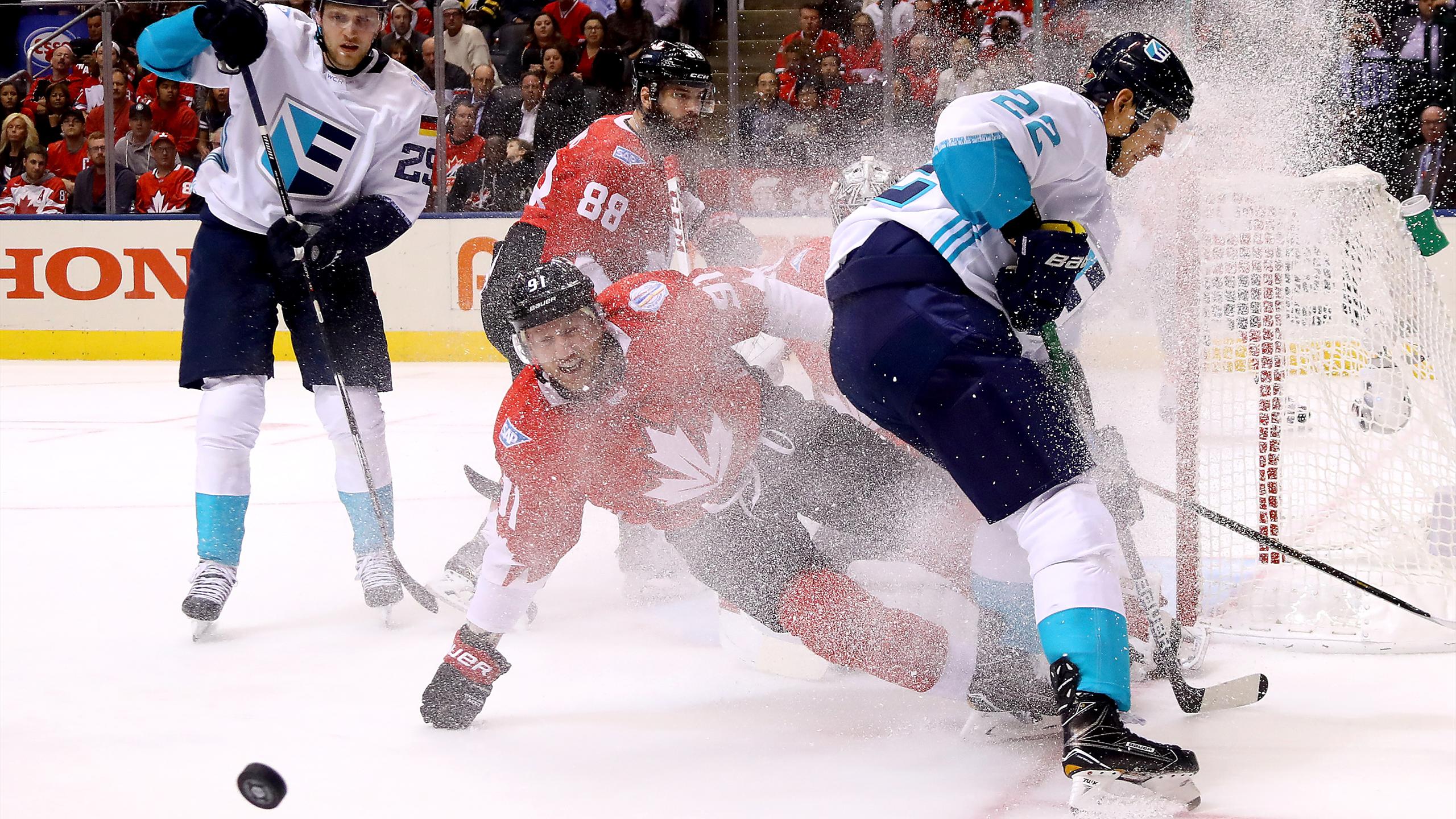 World Cup Europas EishockeyAuswahl verliert erstes Finalspiel gegen