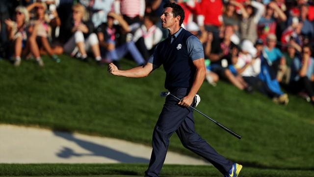 Gutsy Europe hit back against U.S. at Ryder Cup