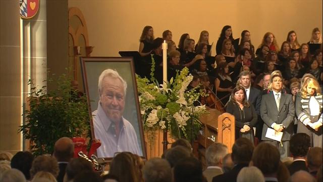 Emotional Nicklaus leads tributes at Palmer memorial service Emotional Nicklaus leads tributes at Palmer memorial service
