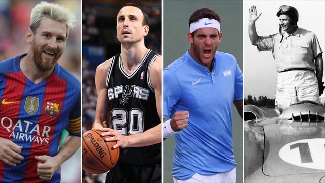 Messi, Ginobili, Del Potro, Fangio: Wo sind diese Stars des argentinischen Sports groß geworden?