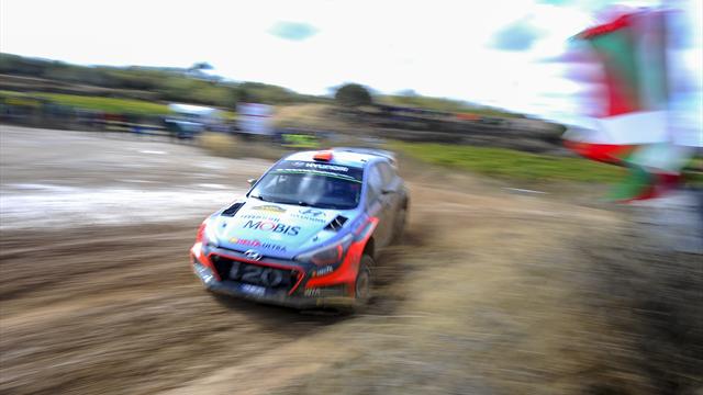 Sordo sort de la boue avec 17 secondes d'avance sur Ogier