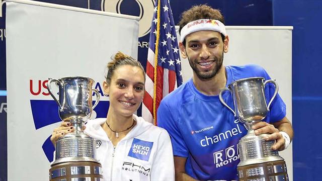 Serme makes US Open history while ElShorbagy lifts men’s title