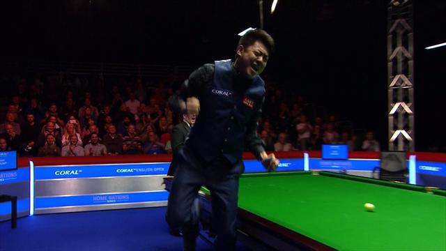 Liang jumps for joy after winning English Open title Liang jumps for joy after winning English Open title