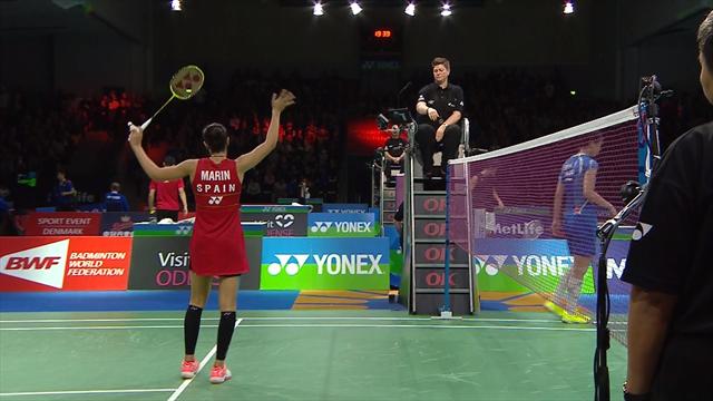 Carolina Marín culmina una remontada épica para acceder a semifinales Carolina Marín culmina una remontada épica para acceder a semifinales