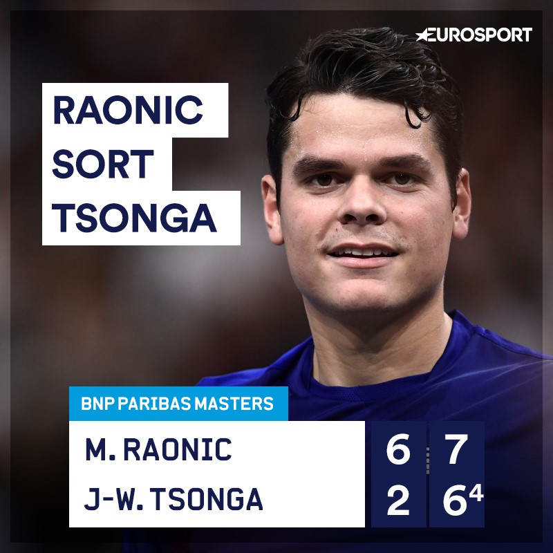 Visuel Raonic - Tsonga à Bercy