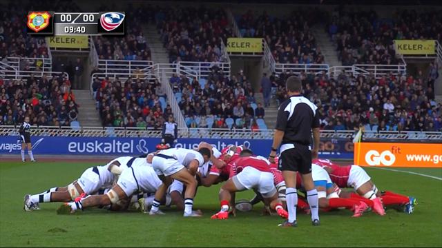 USA - Tonga: Los oceánicos superan a los americanos en Anoeta (17-20) USA - Tonga: Los oceánicos superan a los americanos en Anoeta (17-20)